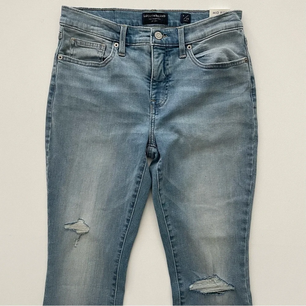 Lucky Brand Women’s AVA Mid Rise Skinny Jeans Size 6 / 28 Ankle